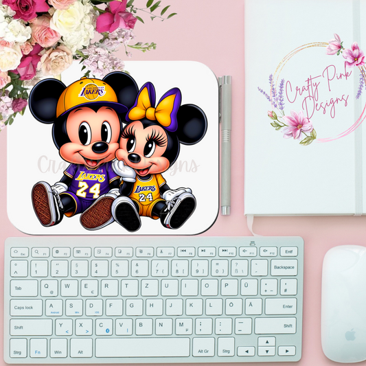 M&M Love For Lakers Magical Mouse Pad