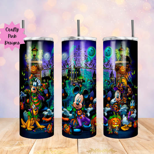 Colorful Spooky Disney 20oz Tumbler