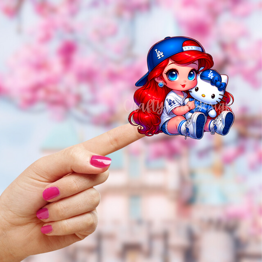 Baby Ariel Go Blue Sticker