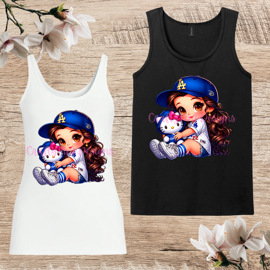 Baby Belle Go Blue Tank Top