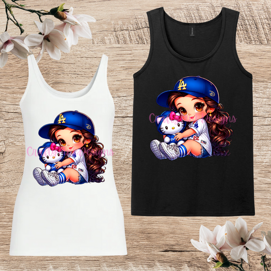 Baby Belle Go Blue Tank Top