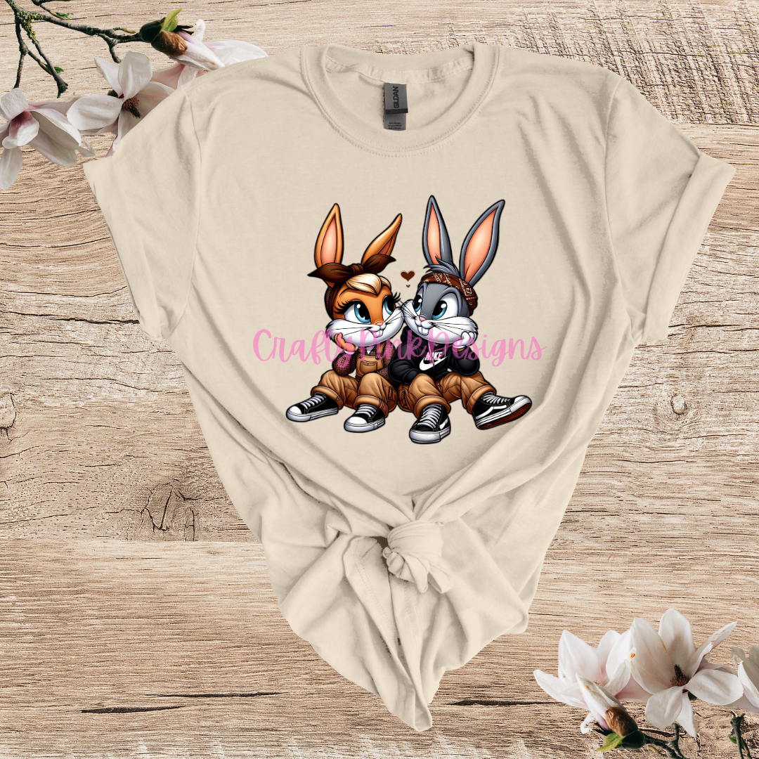 Bunny Love Crewneck Unisex T-Shirt