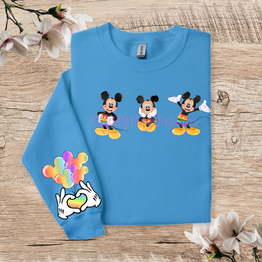 Mickey Pride Crewneck Pullover Sweatshirt