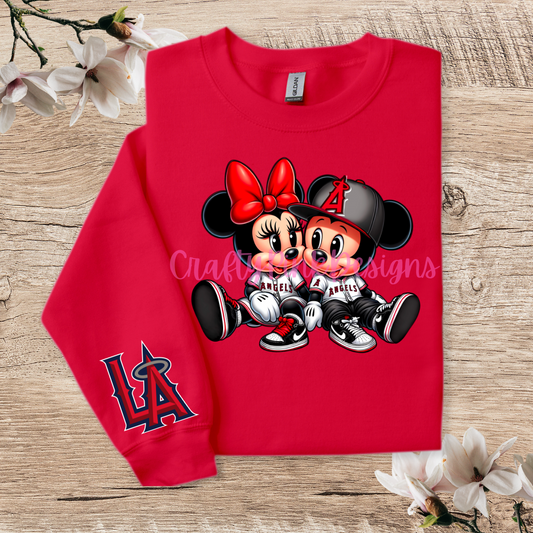 M&M Love For Angels Crewneck Pullover Sweatshirt