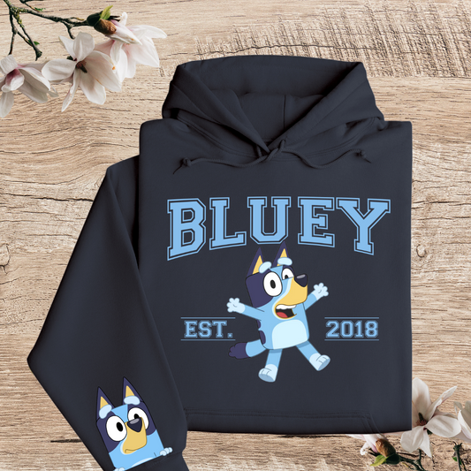 Bluey Est. 2018 Pullover Hoodie