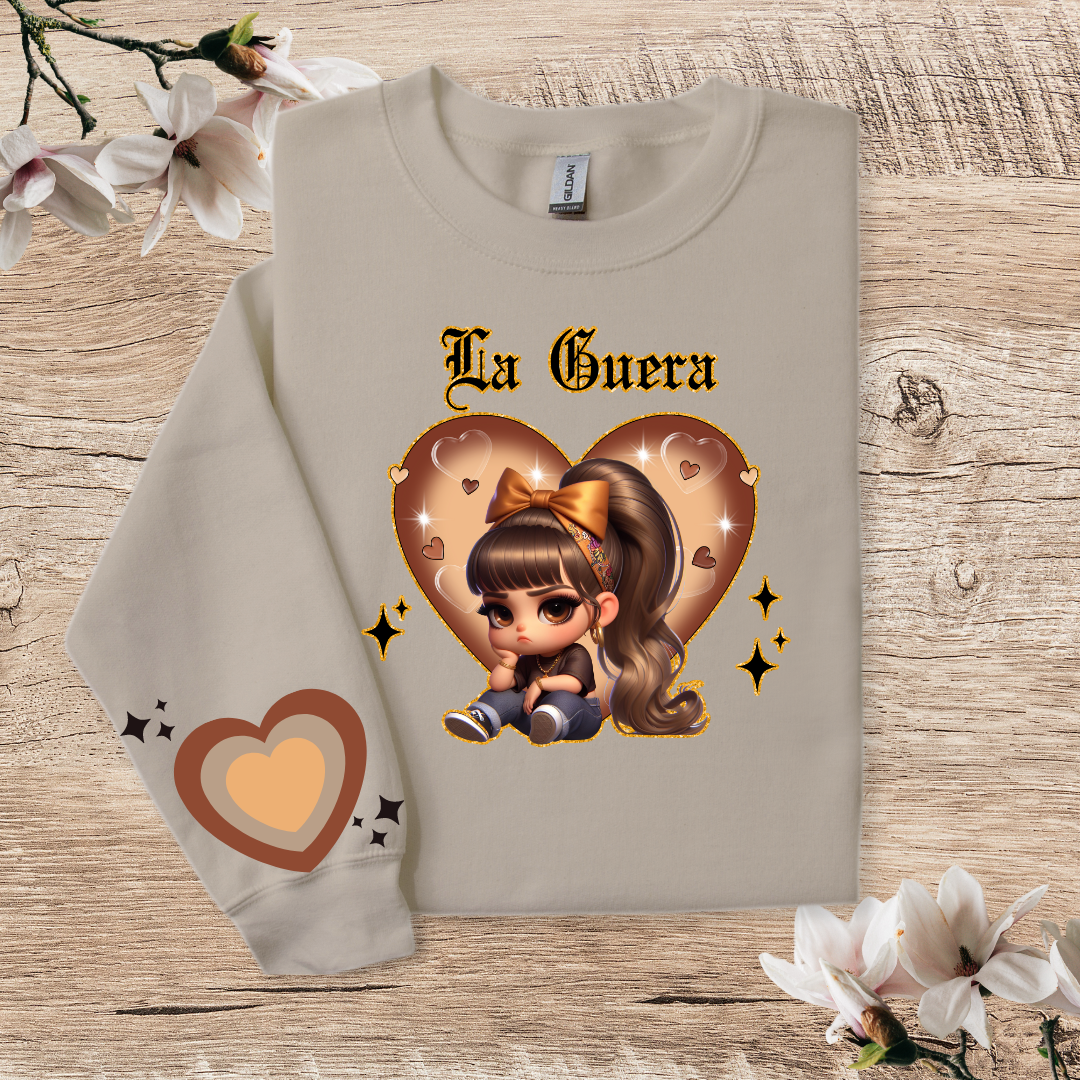 La Guera Crewneck Pullover Sweatshirt