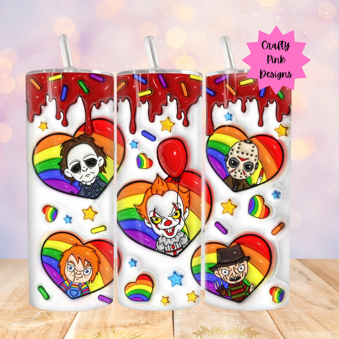 Rainbow Horror 20oz Tumbler