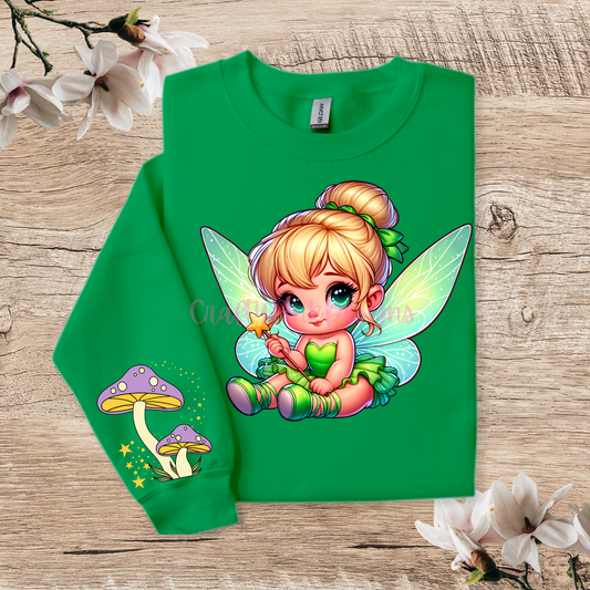 Neverland Fairy Crewneck Pullover Sweatshirt