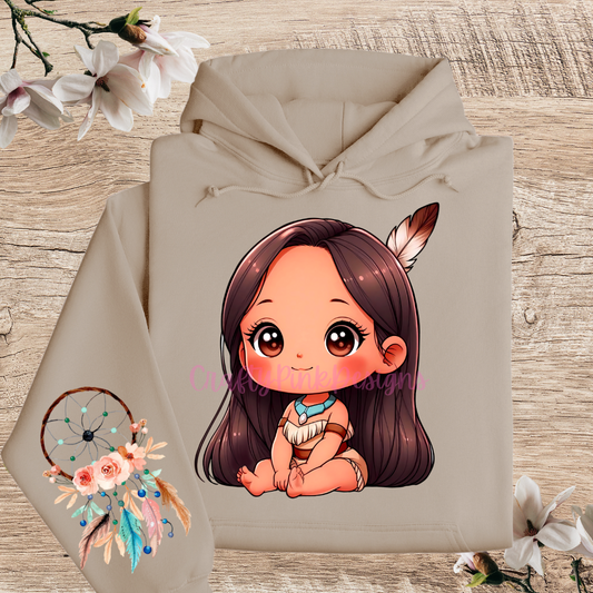 Baby Pocahontas Pullover Hoodie