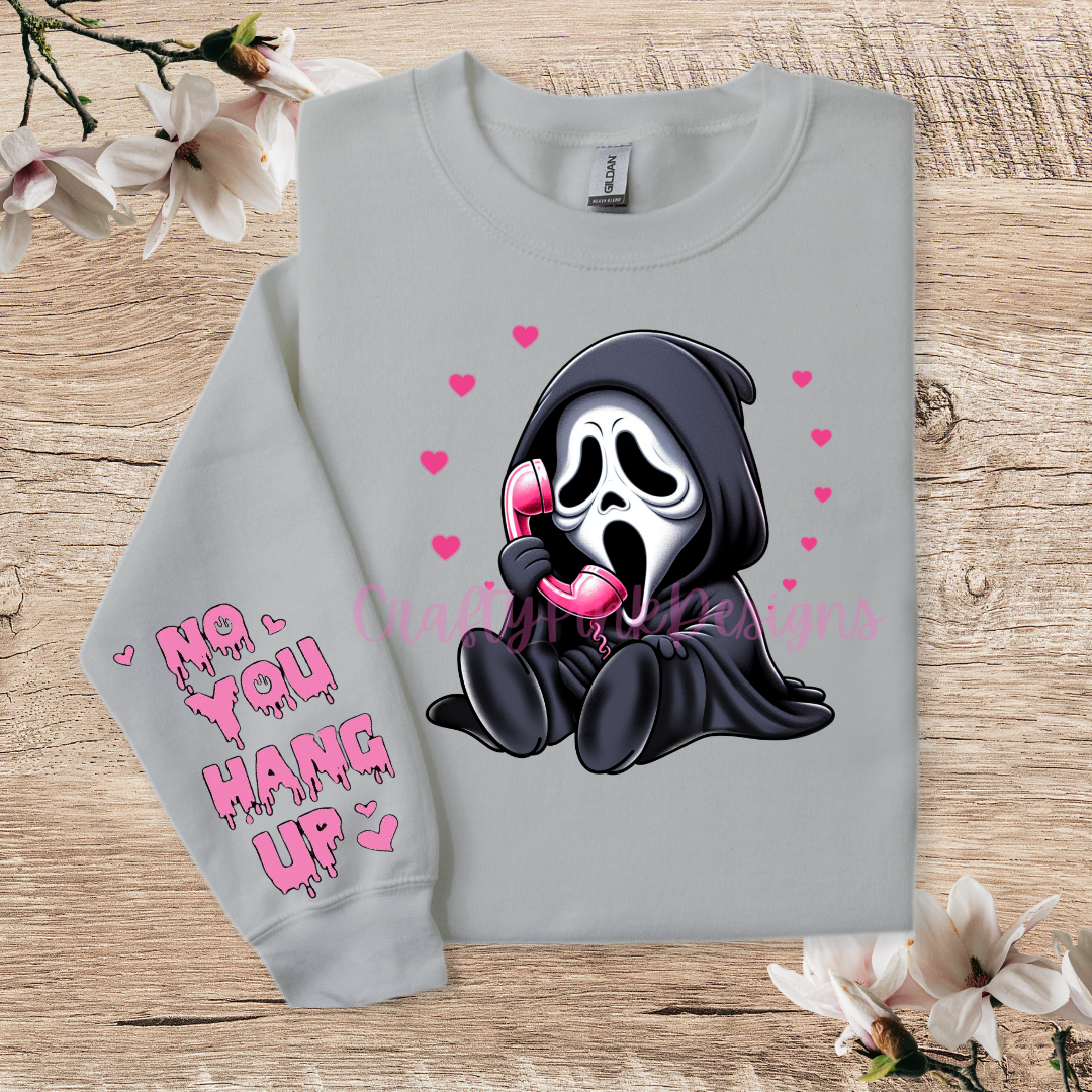 Baby Ghostface Crewneck Pullover Sweatshirt