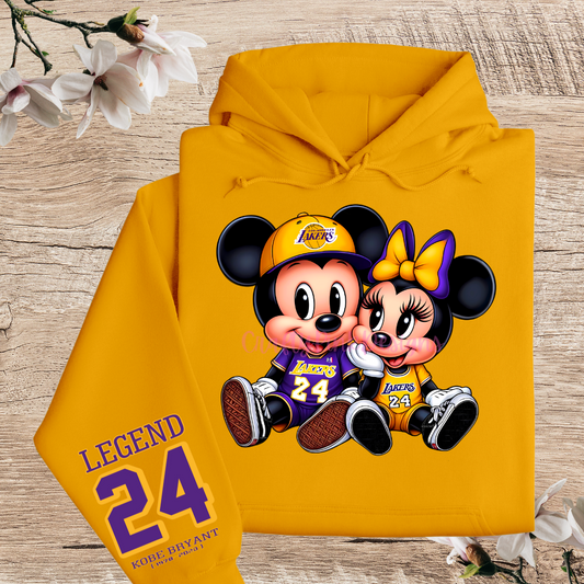 M&M Love For Lakers Pullover Hoodie