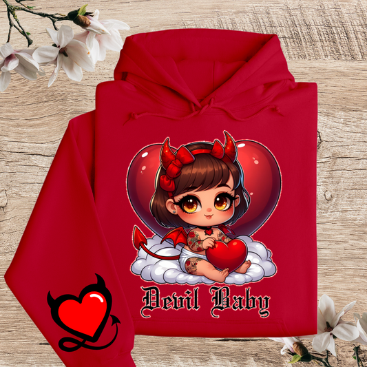 Devil Baby Pullover Hoodie