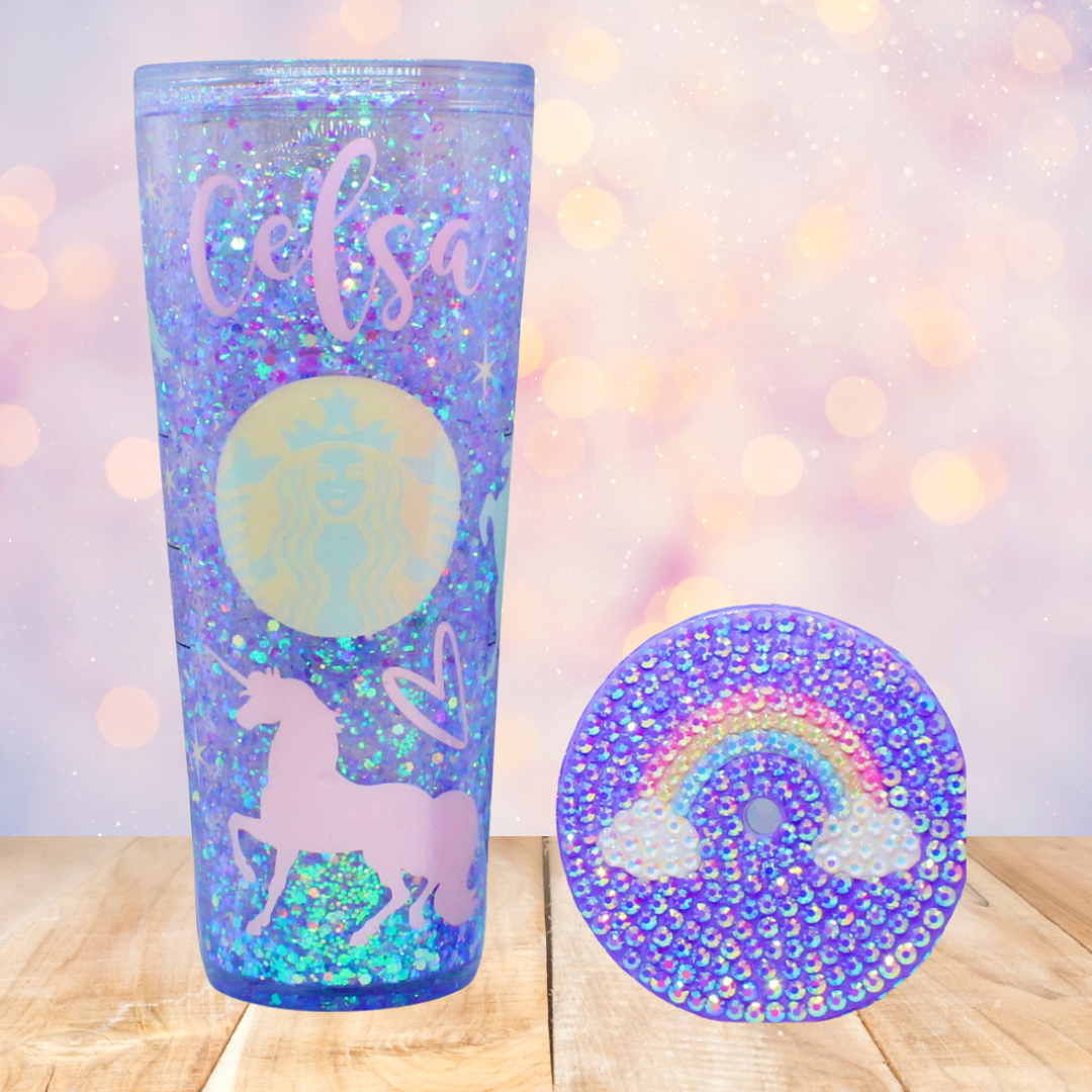 Magical Unicorn Snow Globe Tumbler