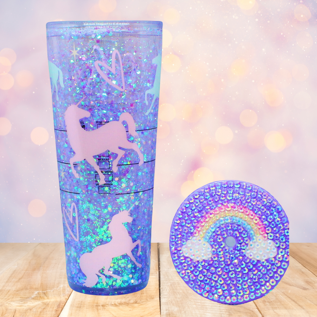 Magical Unicorn Snow Globe Tumbler