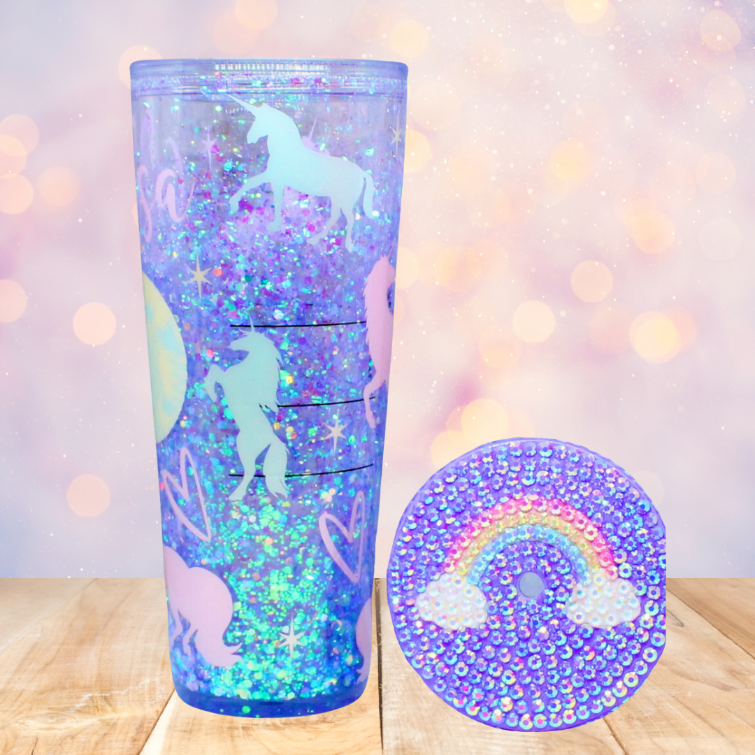 Magical Unicorn Snow Globe Tumbler