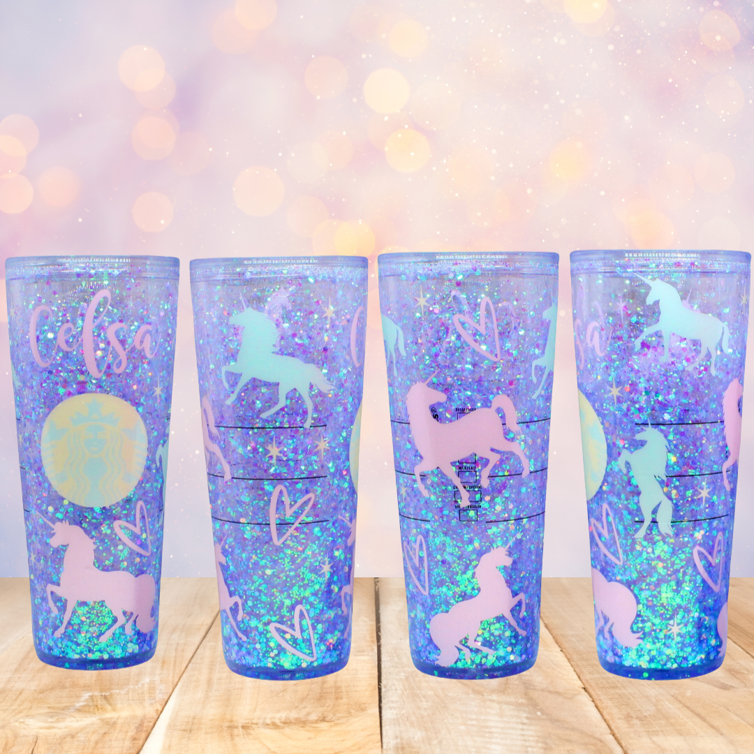 Magical Unicorn Snow Globe Tumbler