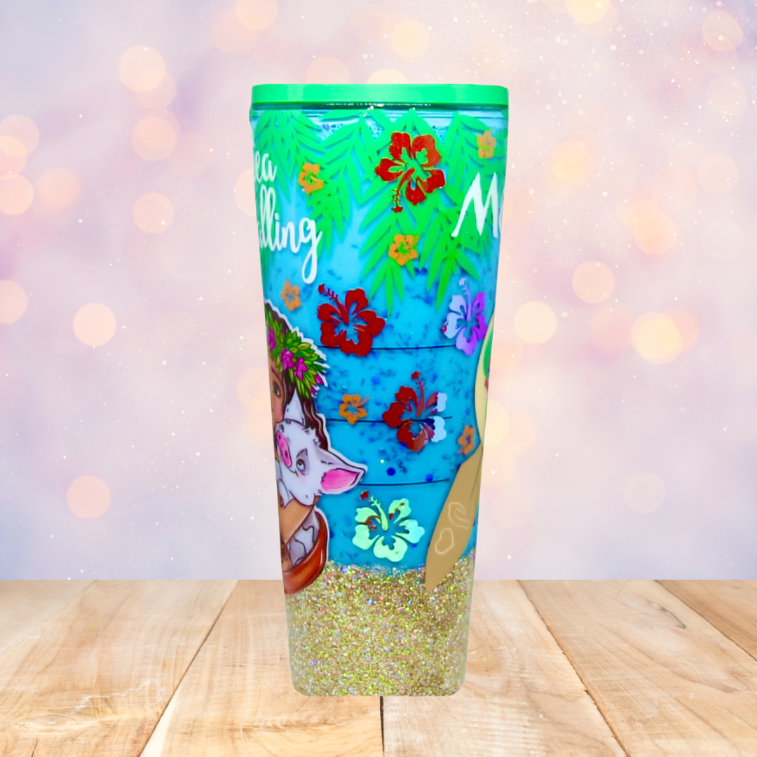 Island Princess Snow Globe Tumbler