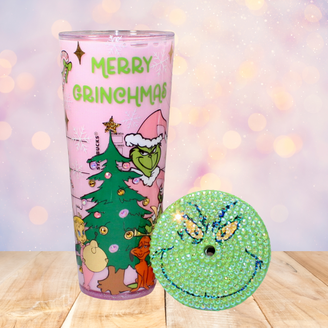 Pinkmas Snow Globe Tumbler