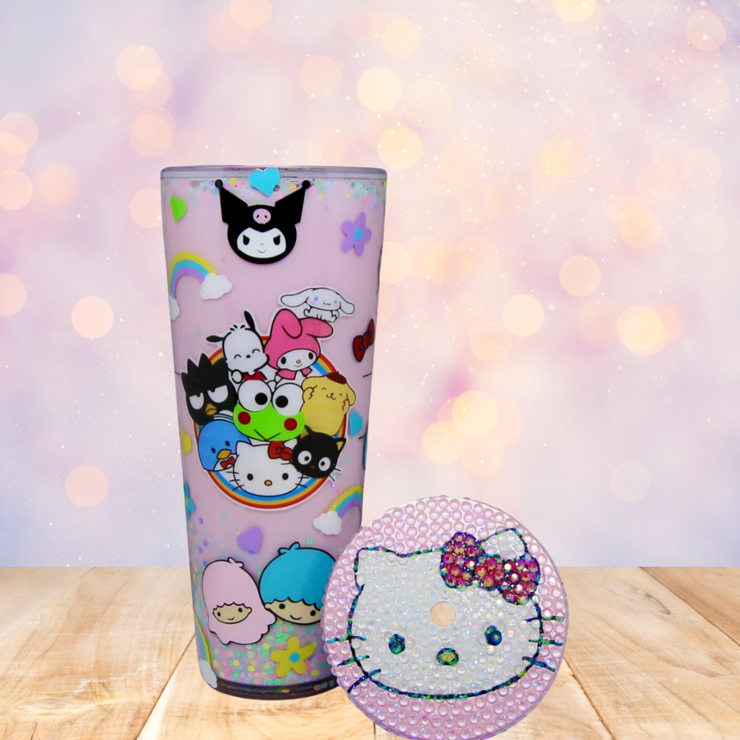 Kawaii Kuteness Snow Globe Tumbler