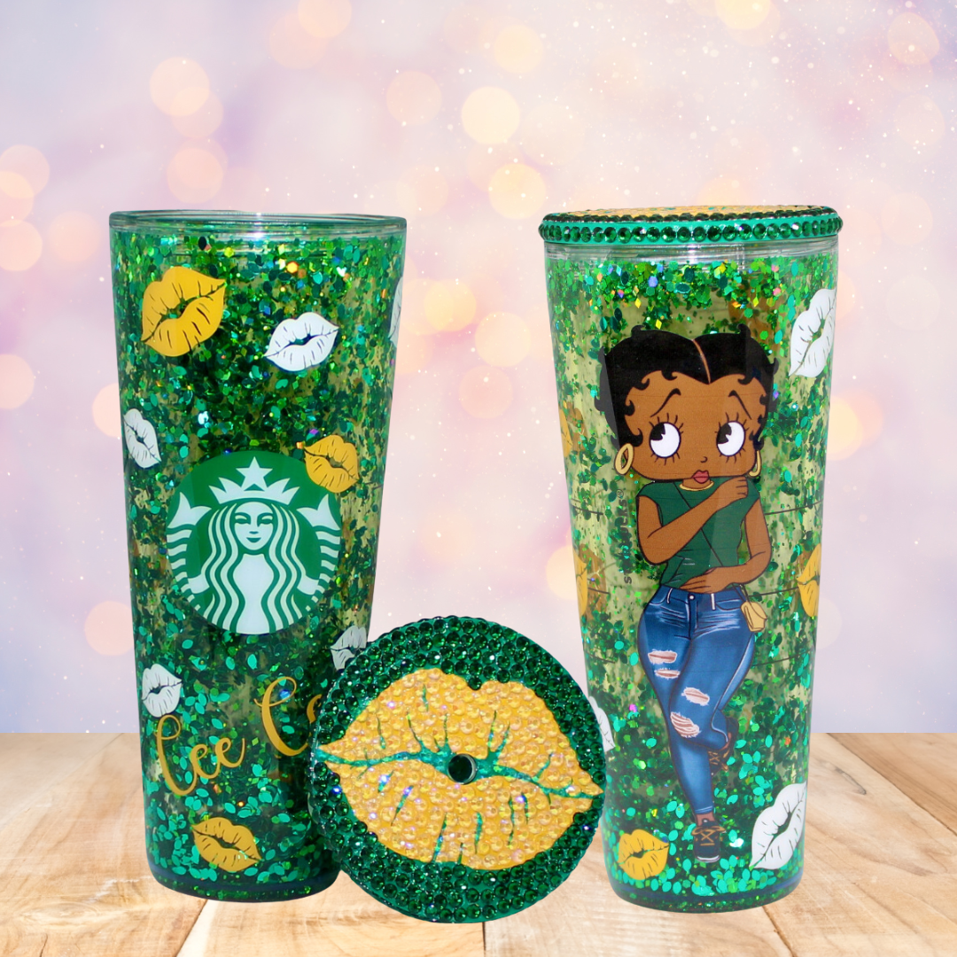 Queen B’s Snow Globe Tumbler