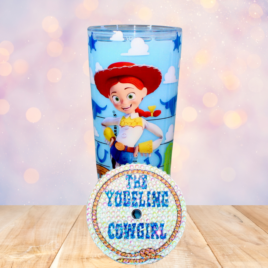 The Yodeling Cowgirl Snow Globe Tumbler