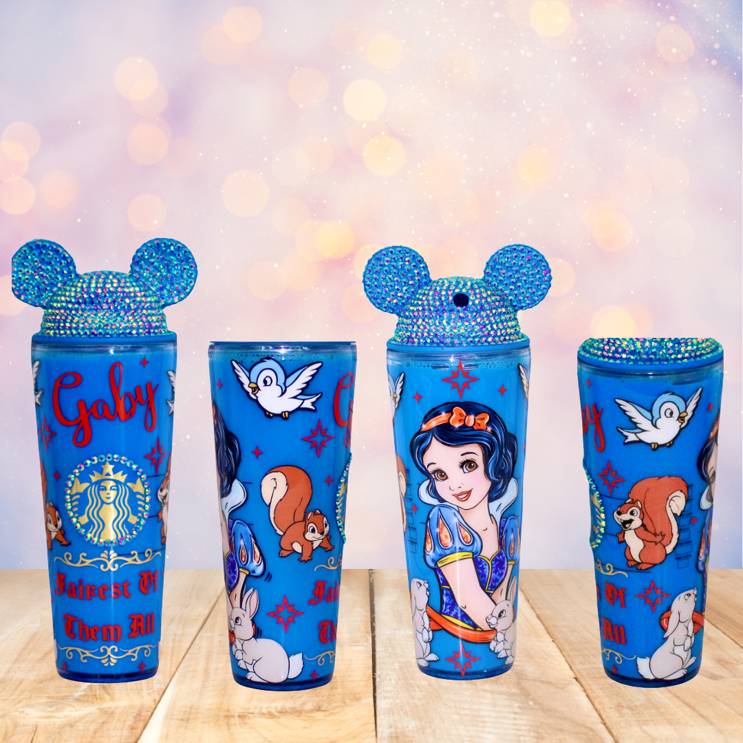 Fairest Of Them All Snow Globe Tumbler