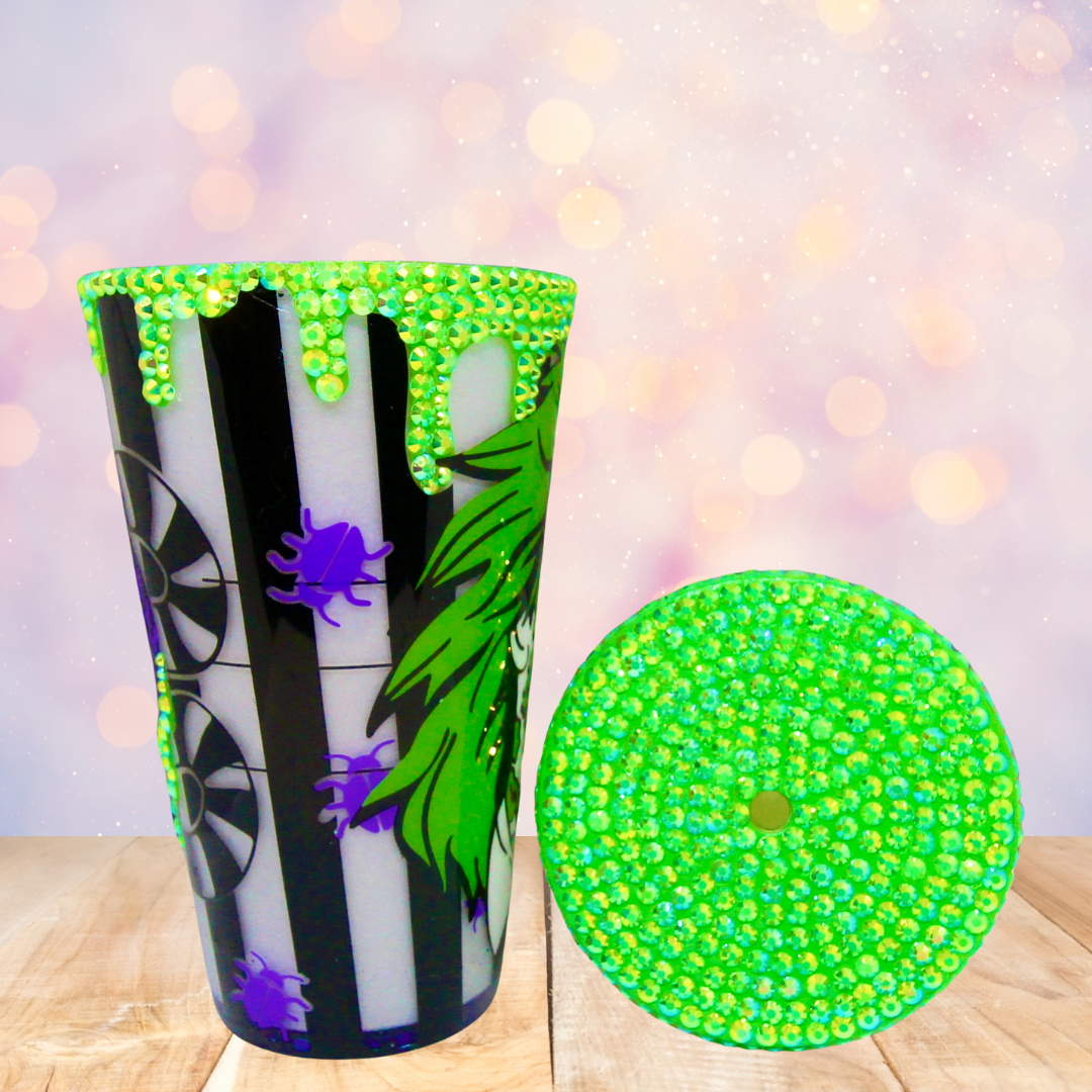 BeetleJuice BeetleJuice Shh Snow Globe Tumbler