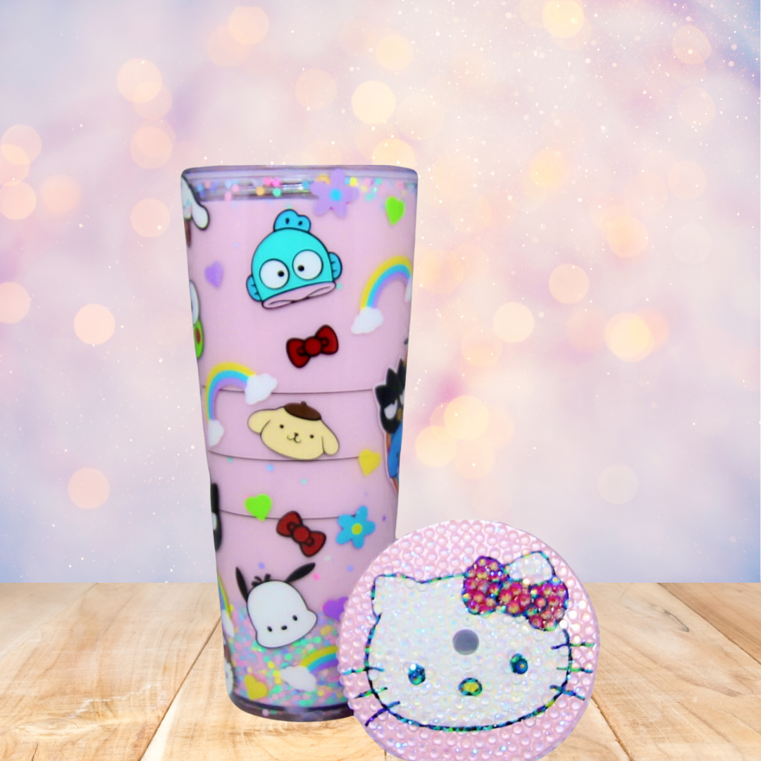 Kawaii Kuteness Snow Globe Tumbler