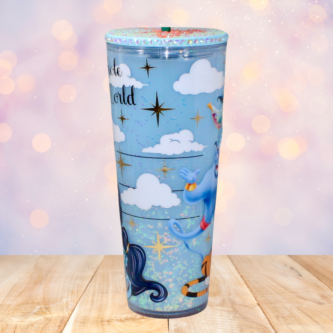 A Whole New World Snow Globe Tumbler