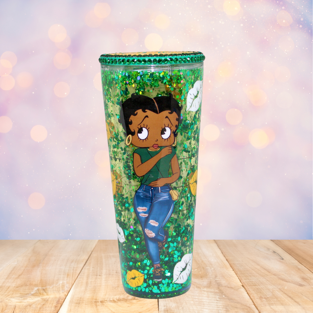 Queen B’s Snow Globe Tumbler