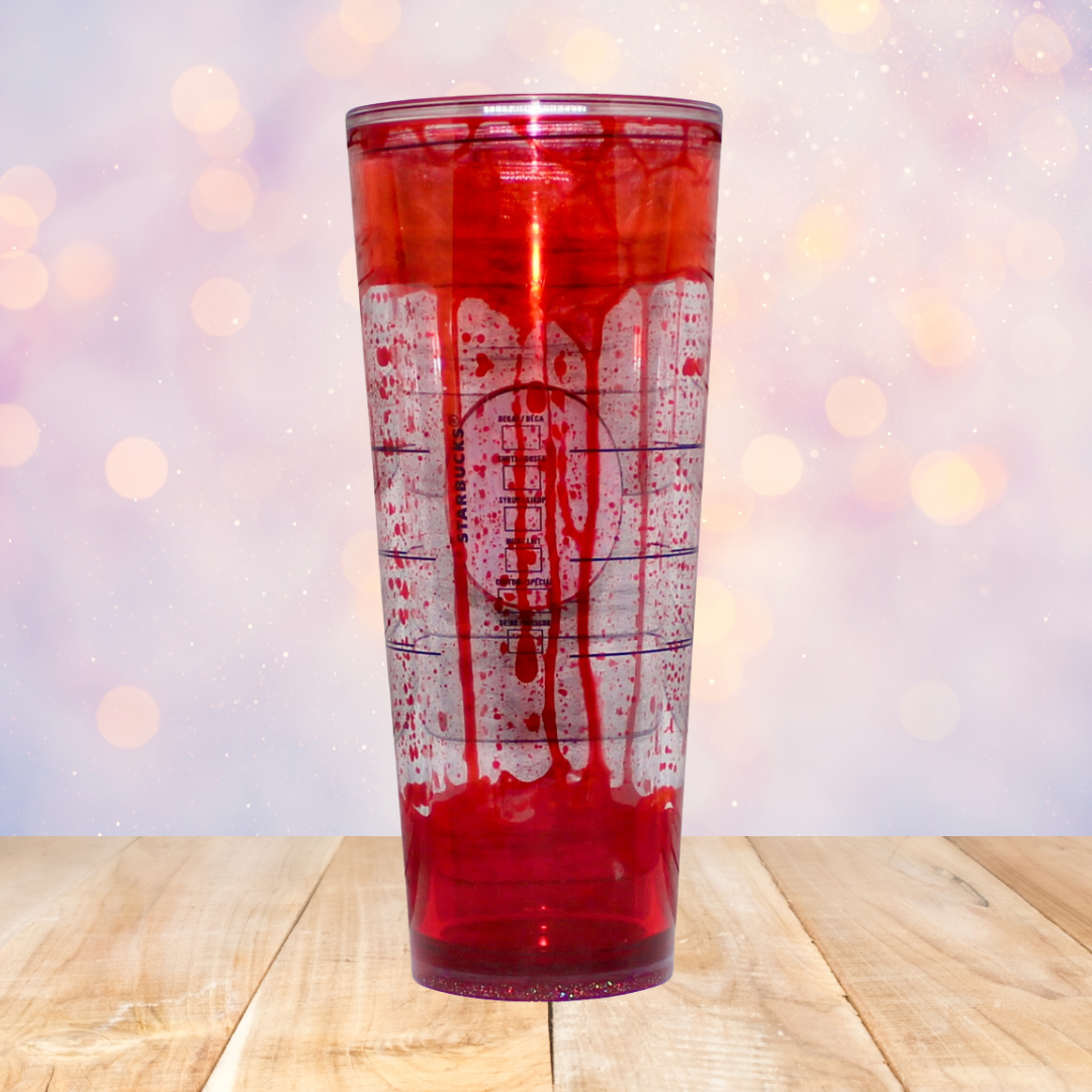 Blood Drip Snow Globe Tumbler