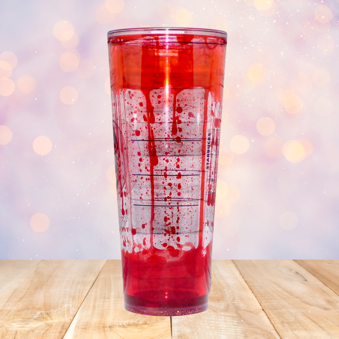 Blood Drip Snow Globe Tumbler