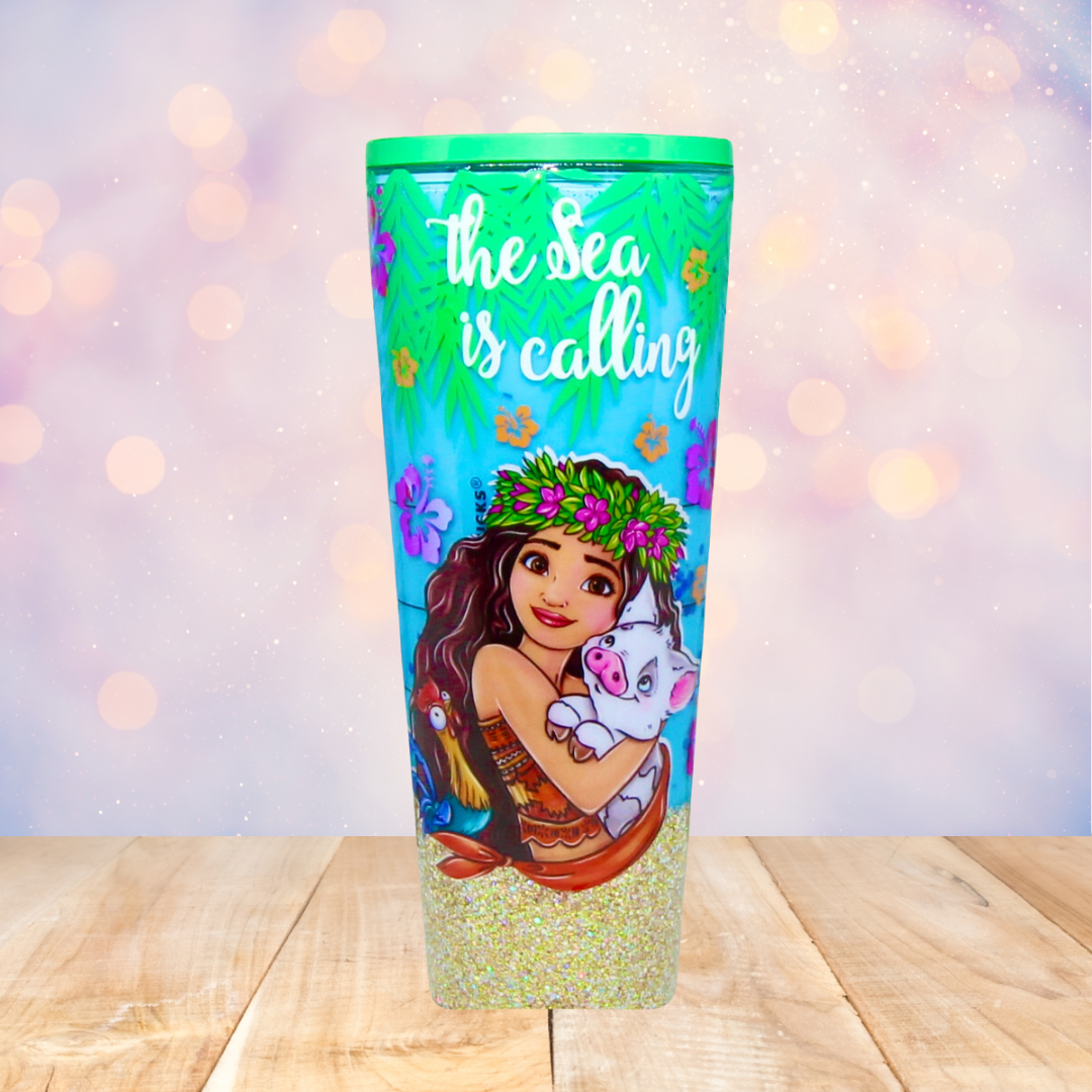 Island Princess Snow Globe Tumbler