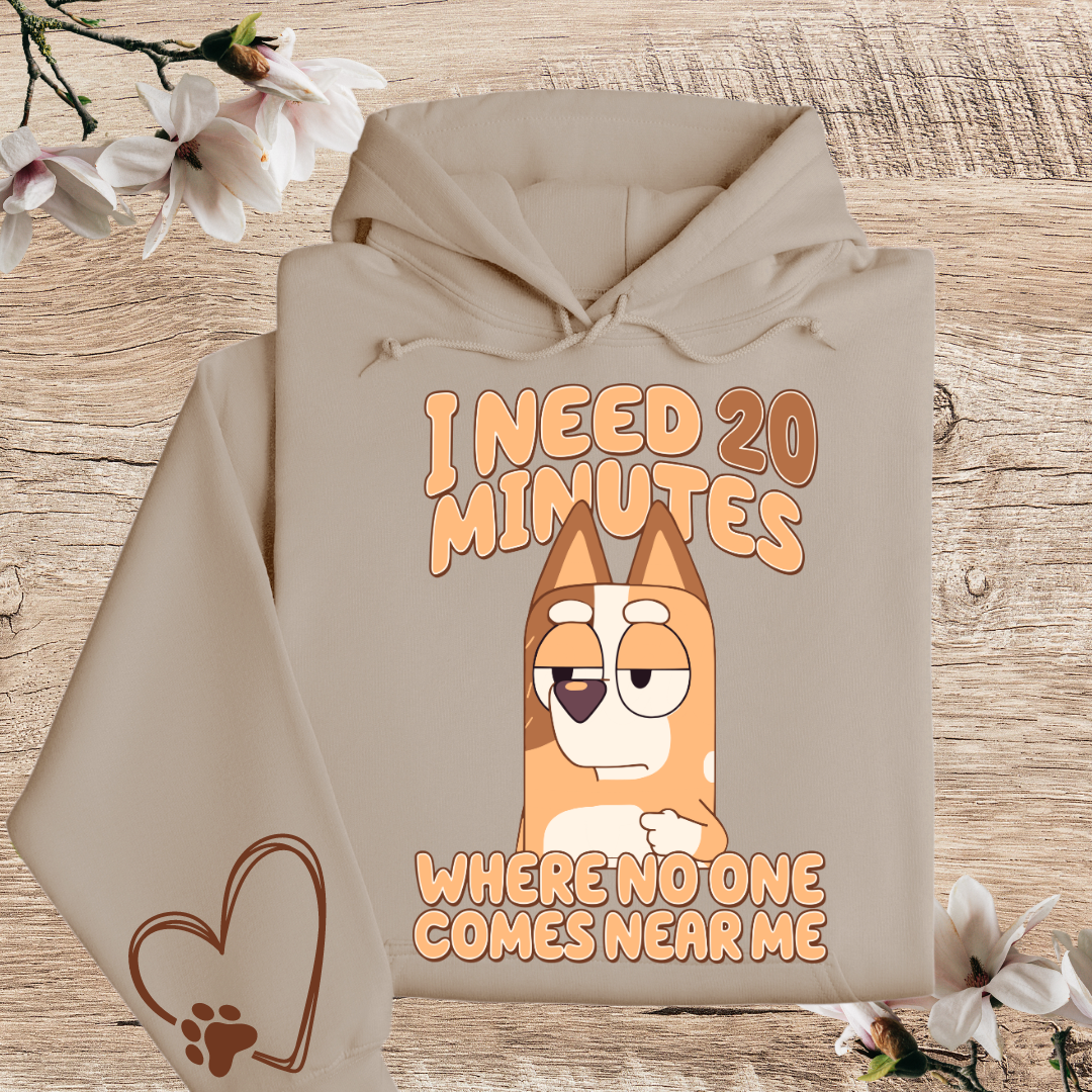 I Need 20 Minutes Pullover Hoodie