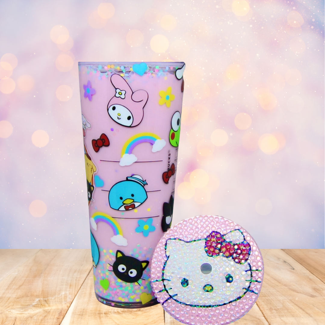 Kawaii Kuteness Snow Globe Tumbler