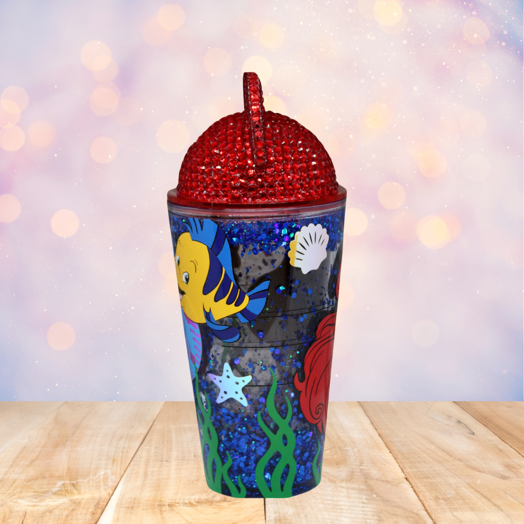 Under The Sea Snow Globe Tumbler