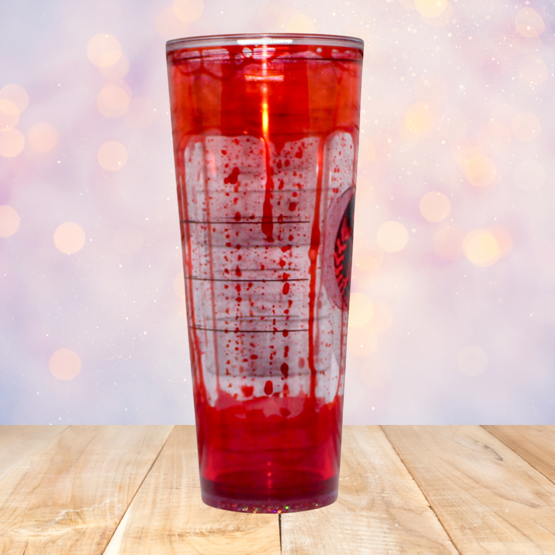 Blood Drip Snow Globe Tumbler