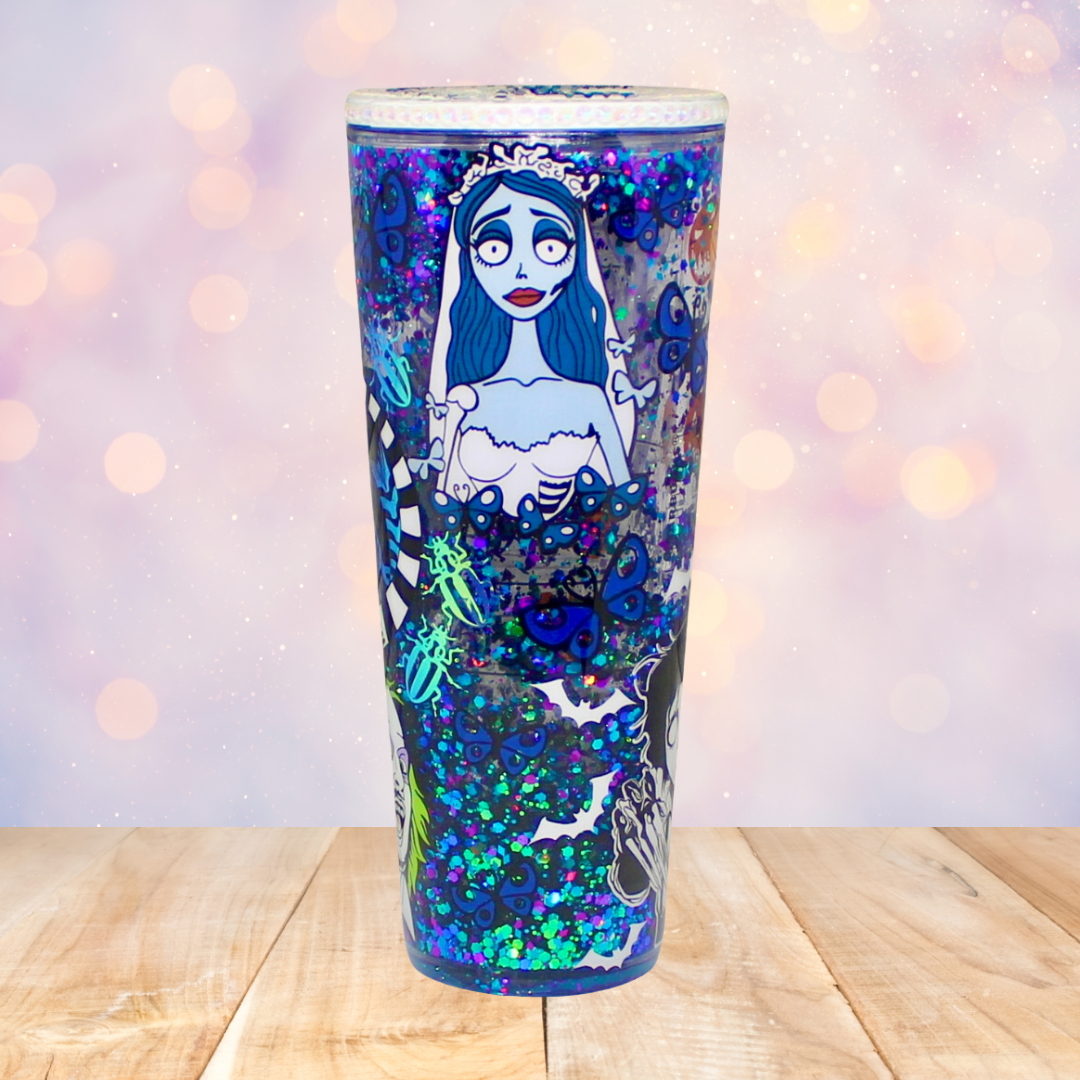 Love For Burton Snow Globe Tumbler