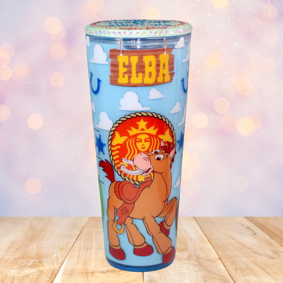 The Yodeling Cowgirl Snow Globe Tumbler