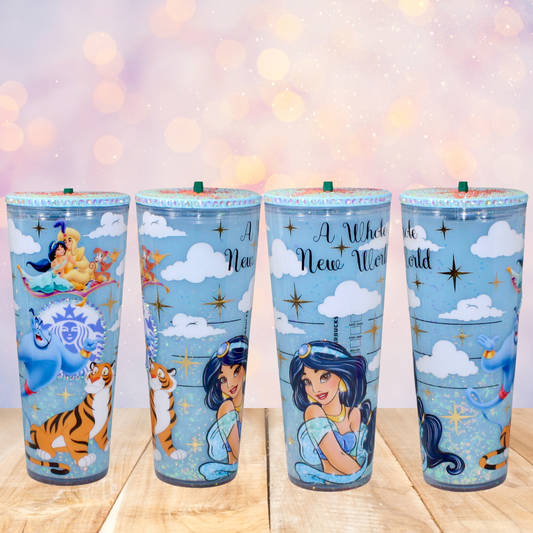 A Whole New World Snow Globe Tumbler