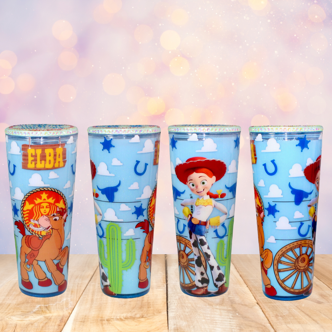 The Yodeling Cowgirl Snow Globe Tumbler