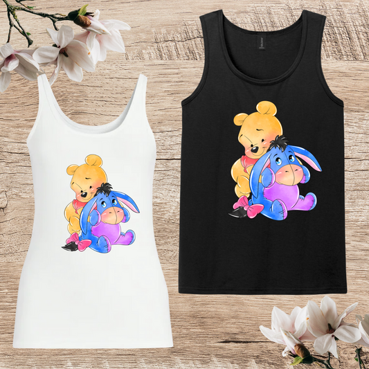 Pooh And Eeyore Tank Top