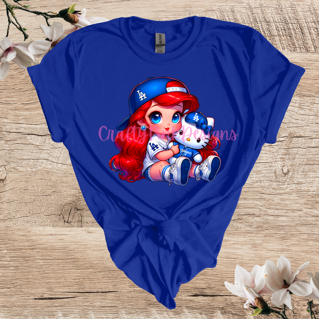 Baby Ariel Go Blue Crewneck Unisex T-Shirt