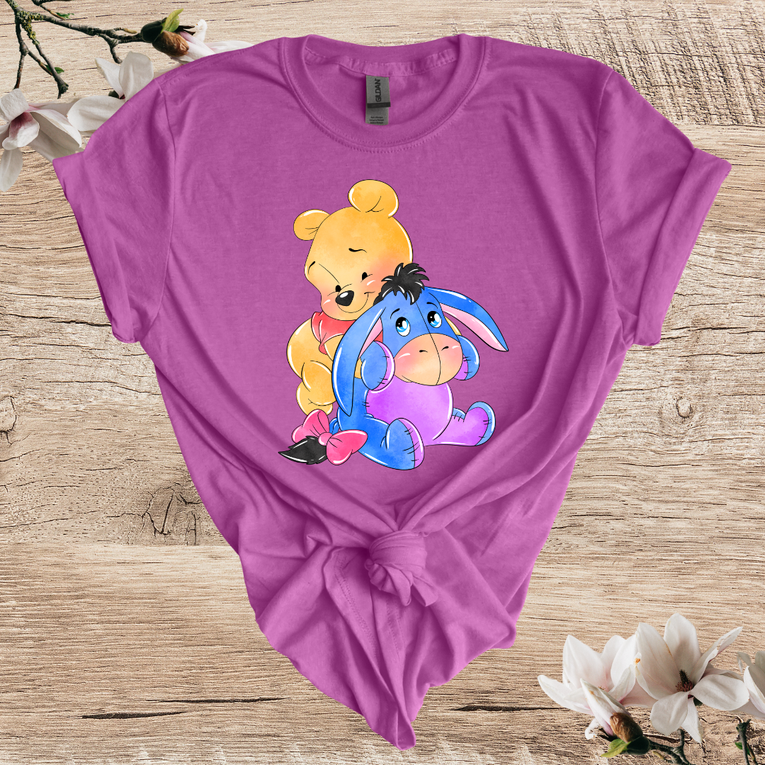 Pooh And Eeyore Crewneck Unisex T-Shirt