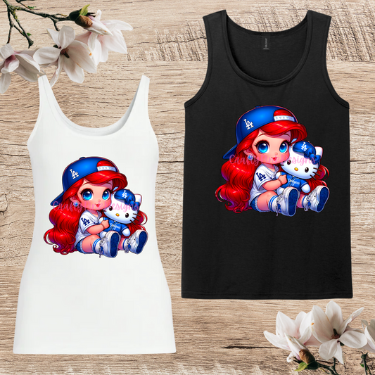 Baby Ariel Go Blue Tank Top